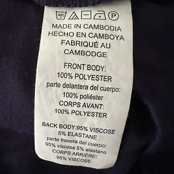 Michael Kors Navy V-Neck Blouse - Picture 5 of 5